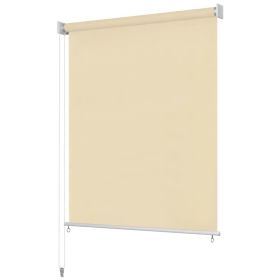 Outdoor Roller Blind 137.8"x55.1" Cream