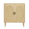 Kitchen storage cabinets with rattan decorative doors, buffets, wine cabinets, dining rooms, hallways, cabinet console tables, Natural