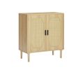 Kitchen storage cabinets with rattan decorative doors, buffets, wine cabinets, dining rooms, hallways, cabinet console tables, Natural