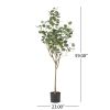 59 Inch Artificial Eucalyptus Tree